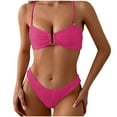 thumbnail image 1 of Levmjia Women Sexy V-Neck Bikini Set High Waisted Swimwear UPF50+ Quick Dry Beach Bathing Suit with Adjustable Straps and Removable Padding, 1 of 4