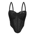 thumbnail image 1 of Levmjia Women Shapewear Corset Lace Steel Boned Waist Trainer Solid Color Irregular Hem Wedding Tummy Control Body Shaper Slimming Evening Gown, 1 of 7