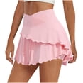 thumbnail image 1 of Levmjia Women Skirt Tennis Shorts Yoga Skirt High Waisted Pockets Workout Skirts Solid Color Athletic Sports Gym Running Fitness, 1 of 7