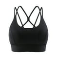 thumbnail image 1 of Levmjia Women Sports Bra Plus Size High Impact Workout Yoga Running Breathable Seamless Padded Wireless Comfortable Adjustable Straps Multi Color Options, 1 of 5