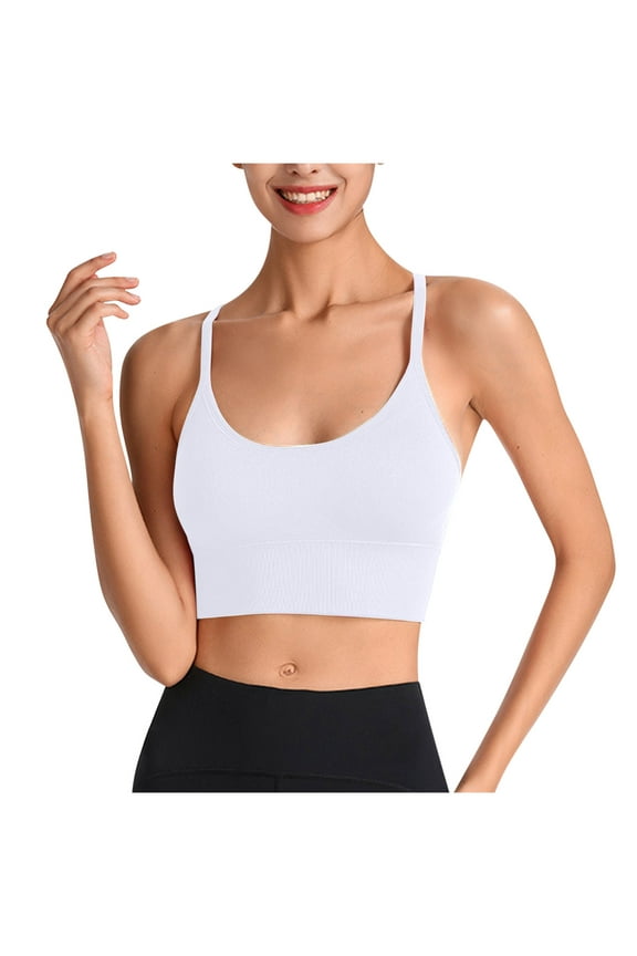 Women Sports Bra Wireless Adjustable Front Closure Shockproof Breathable Workout Top for Running Fitness Yoga Summer Activewear 32-40B/C/D Black Beige Gray