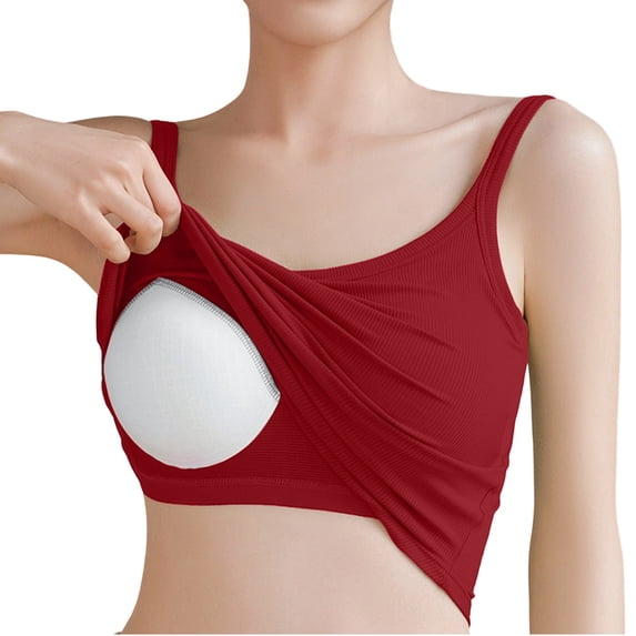 Levmjia Women Sports Cami Top Soft Breathable Solid Color Removable Chest Pads Adjustable Thin Straps Slim Fit Yoga Fitness Daily Summer Outdoor Outfits