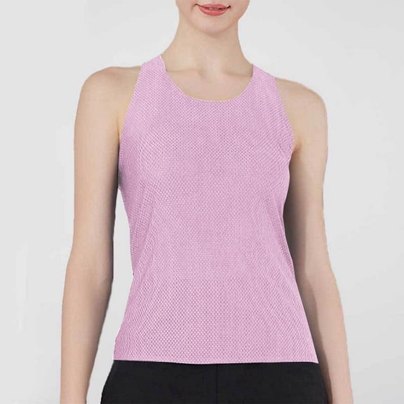 Levmjia Women Tank Tops Cotton Casual Sleeveless Shirts Summer Comfortable Stretchy Slim Fit Solid Color Basic Tees for Daily Wear