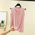 thumbnail image 1 of Levmjia Women Tank Tops Sleeveless Round Neck Casual Summer Tshirt Polyester Soft Comfortable Stretchy Slim Fit Solid Color Tee for Daily Wear, 1 of 3