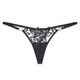 thumbnail image 1 of Levmjia Women Thong Underwear Thin Mesh Lace Low Rise Hip Lifting Seamless Panties Solid Color Breathable Comfortable Daily Wear Sleep And Special Occasion, 1 of 6