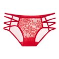 thumbnail image 1 of Levmjia Women Underpants Openwork Lace Briefs Breathable Low Rise Cotton Gusset Sheer Mesh Panties Comfortable Invisible No Show For Daily Wear, 1 of 9