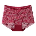thumbnail image 1 of Levmjia Women Underwear Lace High Waist Panties Plus Size Thin Mesh Seamless Breathable Comfortable Tummy Control Daily Wear Sleep, 1 of 2