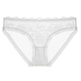 thumbnail image 1 of Levmjia Women Underwear Thin Hip-Lifting Seamless Breathable Mesh Solid Color Triangle Low Waist Panties Lace Comfortable Stretch Soft Fabric No Show Invisible Daily Wear Sleep, 1 of 2