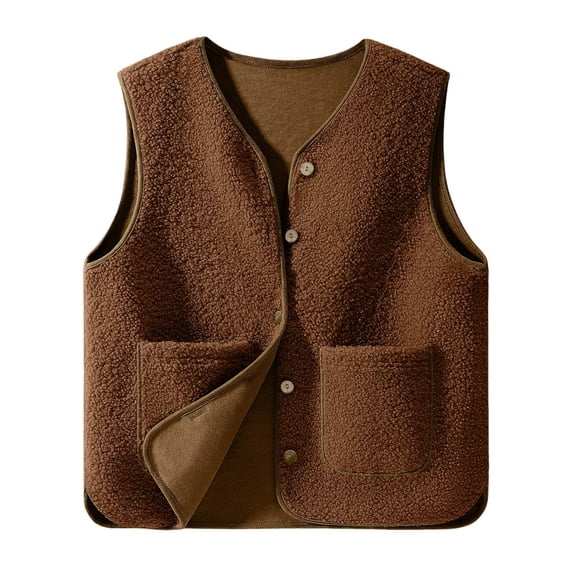Levmjia Women Vest Sleeveless Coat Warm Winter Wear Solid Color Jacket Soft Comfortable Lightweight For Outdoor Work Office Casual Layering Autumn and Winter