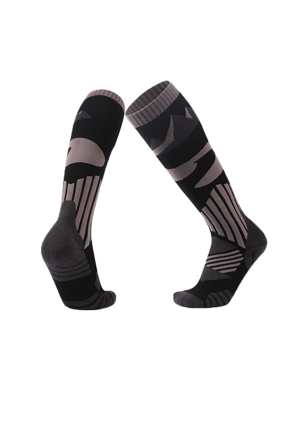 Women Winter Socks Thickened Thermal Hiking Non-Slip Socks Mid Calf Warm Moisture Wicking Snowboarding Climbing Outdoor Sports Wear