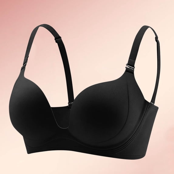 Levmjia Women Wireless Bras Seamless Comfort Bras Solid Color Convertible Breathable Non Padded Underwire Free Bra With Removable Straps Daily Wear