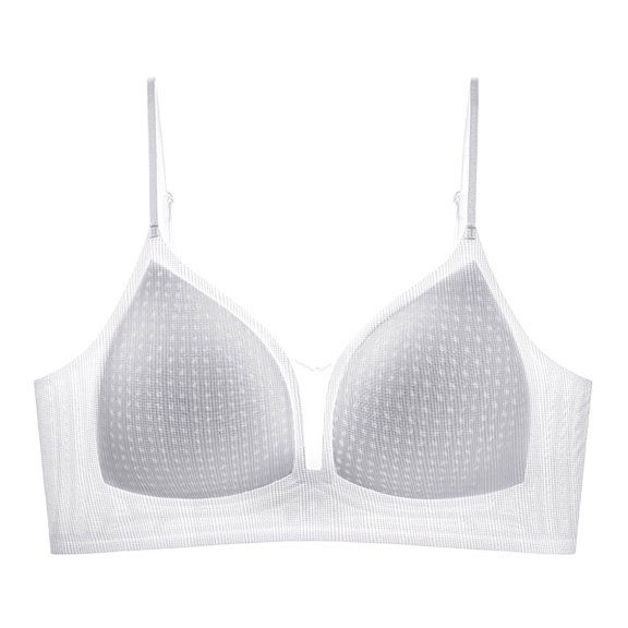 Levmjia Women Wireless Comfort Bras No Underwire Racerback Solid Color Unpadded Bra for Sleep Yoga Sports Daily Wear Casual Outfit