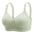 thumbnail image 1 of Levmjia Women Wireless Push Up Bra Front Closure Comfortable Support Sexy Lace Underwear For Daily Wear Plus Size 36-46B/C/D Multi Color Options, 1 of 2