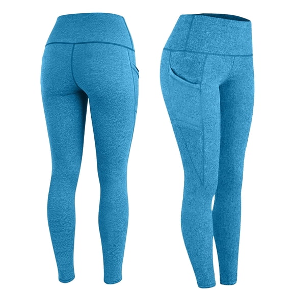 Levmjia Women Yoga Pants Quick Drying Lifting High Waist With Pockets Tummy Control Workout Leggings Soft Breathable Stretchy Running Fitness Sports Activewear