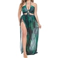 thumbnail image 1 of Levmjia Women's Bikini Set Swimsuit Fashion Printed Cover Up Skirt Quick Dry Sun Protection Beach Vacation Pool Party Swimming Wear, 1 of 5