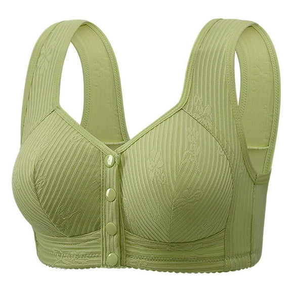 Levmjia Women's Bra Push Up No Underwire Comfortable Front Closure Lace Bralette For Daily Wear Plus Size 36-48C D Multi Colors