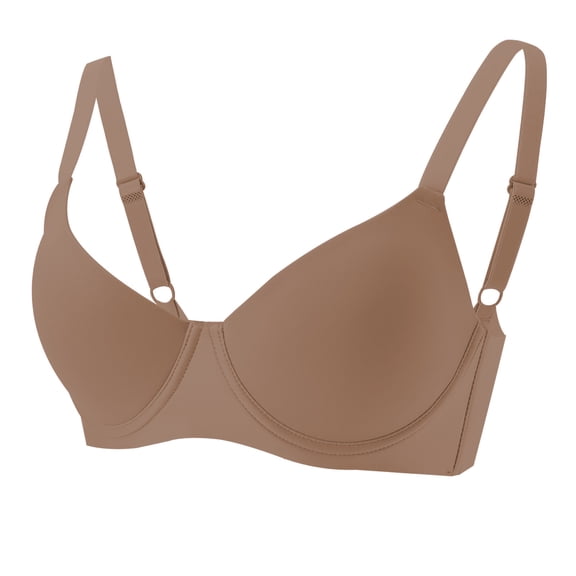 Levmjia Women's Bra Seamless Push Up Solid Color Comfortable Everyday Wear Adjustable Straps Casual Breathable Outfits Date Nights