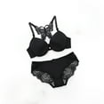 thumbnail image 1 of Levmjia Women's Bras Plus Size Fashion Woman's Lace Beauty Back Solid Strap Wrap Plus Size Bra Underwear, 1 of 5