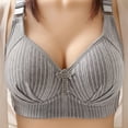 thumbnail image 1 of Levmjia Women's Bras Plus Size Woman's Printing Gathered Together Daily Bra Underwear No Rims, 1 of 3