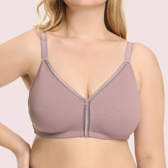 Levmjia Women's Bras Plus Size Women's Plus Size Seamless Push Up Lace Sports Bra Comfortable Breathable Base Tops Underwear