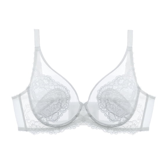 Levmjia Women's Bras Thin Full Coverage Solid Color Support Everyday Comfortable Wirefree Seamless Underwear for Daily Wear and Sleep