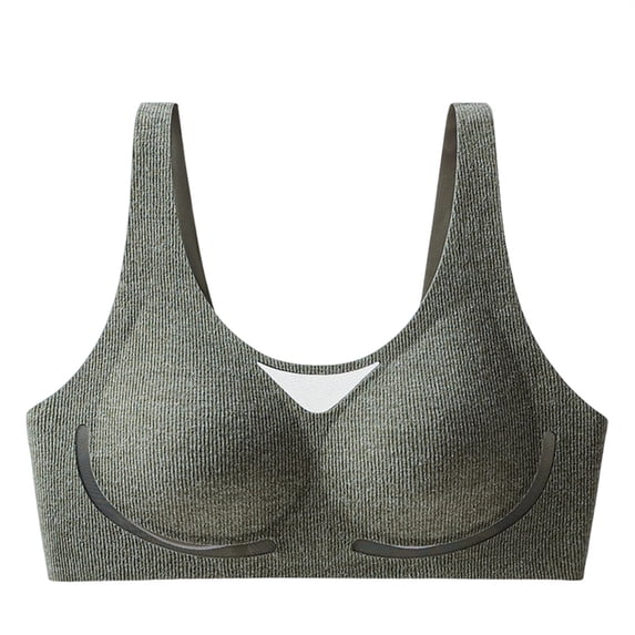 Levmjia Women's Bras Wireless Seamless Solid Color Comfortable Everyday T Shirt Bra No Underwire Breathable Push Up Underwear for Daily Wear and Sleep