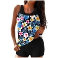 thumbnail image 1 of Levmjia Women's High Waisted Floral Print Tankini Swimsuit Set S - 2XL Nylon Spandex, Classic Basic Swimsuits for Women Plus Size, 1 of 6