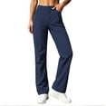 thumbnail image 1 of Levmjia Women's Hiking Pants Straight Leg Outdoor Casual Cargo Trousers with Pockets Zipper Lightweight Breathable Trekking Pants for Women Camping Walking, 1 of 9