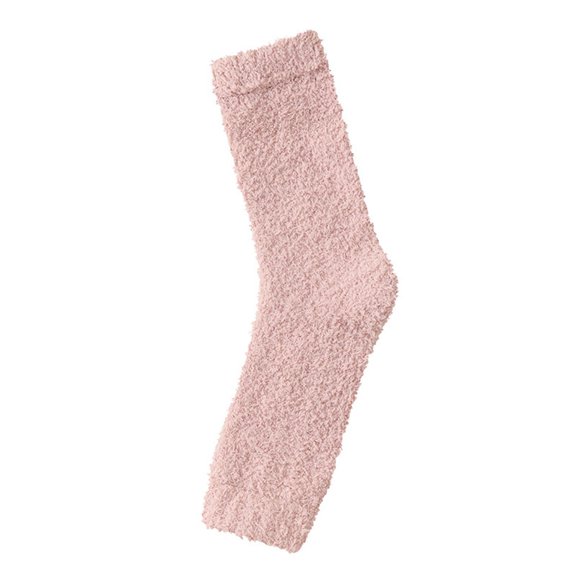 Levmjia Women's Knee High Socks Winter Warm Coral Thickened Thermal Non Slip Soft Sleeping Home Floor Socks Comfortable Breathable Autumn Winter
