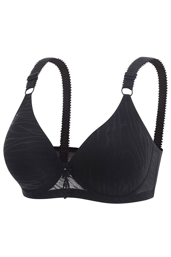 Women's Lace B Cup Back Buckle Adjustable Straps Breathable Comfortable Wirefree Bra for Daily Wear 36-42B Multi Colors Limited Offer