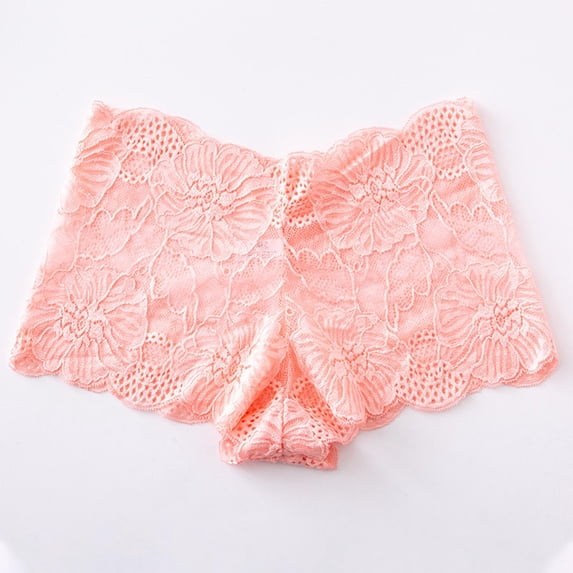 Levmjia Women's Panties High Waist Lace Underwear No Show Cotton Crotch Breathable Seamless Panty Set for Women Romantic Everyday Wear Multiple Colors