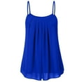 thumbnail image 1 of Levmjia Women's Plus Size Tank Tops With Built In Bra Summer Casual Loose Solid Color Suspender Vest Top, 1 of 4