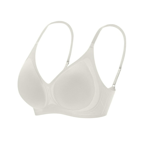 Levmjia Women's Seamless Comfort Bra Thin Breathable Soft Support No Underwire Sag Proof Everyday T-Shirt Bra Multi Color Options S-XXL