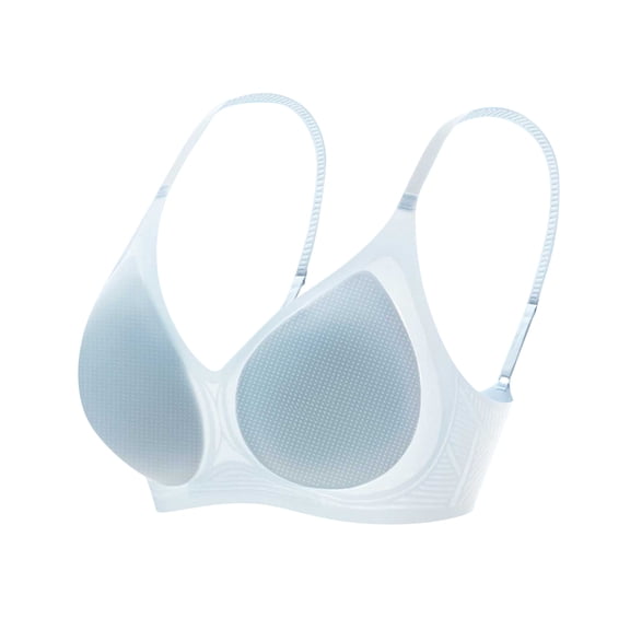 Levmjia Women's Seamless Comfort Bra Thin Breathable Soft Support No Underwire Sag Proof Everyday T-Shirt Bra Multi Color Options S-XXL