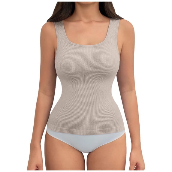 Levmjia Women's Shapewear Tops Corset Lace Vintage U-Neck Body Shaper with Boning for Waist Training Tummy Control Butt Lift Seamless Slimming Underwear Daily Wear