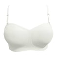 thumbnail image 1 of Levmjia Women's Strapless Wireless Bra Seamless Invisible Bandeau Bra with Adjustable Straps Convertible Push Up Comfort Support for Daily Wear, 1 of 6