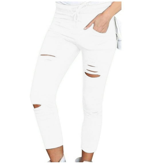 Levmjia Women's Stretchy Pants High Waisted Pencil Solid Color Casual Leggings Soft Breathable Polyester for Work Office Travel Plus Size XS-5XL