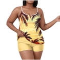 thumbnail image 1 of Levmjia Women's Swimsuit Two Piece Bikini Set Plus Size Printed Top With Chest Cushion High Waisted Shorts Tummy Control Quick Dry Beach Vacation and Pool Party, 1 of 6