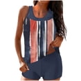 thumbnail image 1 of Levmjia Women's Swimsuit Two Piece Tankini Set Printed High Waisted Tummy Control Quick Dry Conservative Beach Vacation Pool Swimming, 1 of 5