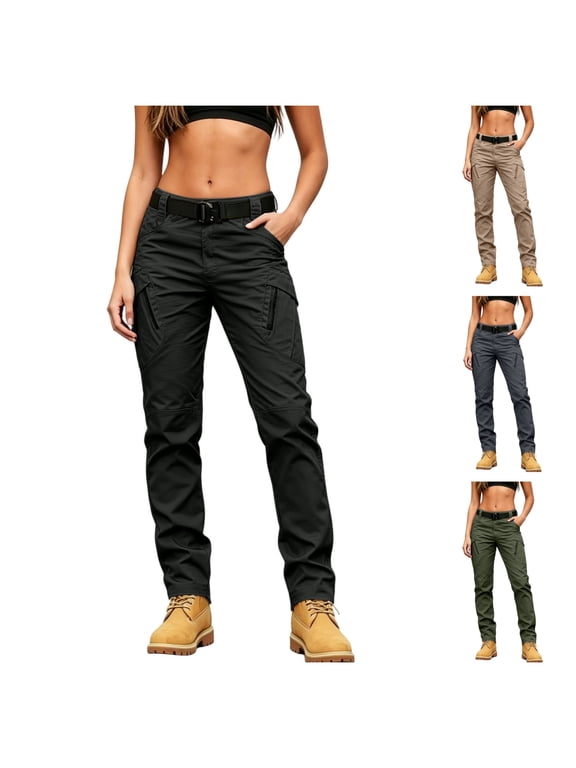 women's tactical pants, women's work pants, multiple pockets, suitable for outdoor sports