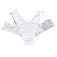 thumbnail image 1 of Levmjia Women's Underwear Lace Hollow Out Panties Seamless Breathable Ice Silk Triangle No Show Panties Comfortable Stretchy Soft Everyday Wear, 1 of 4
