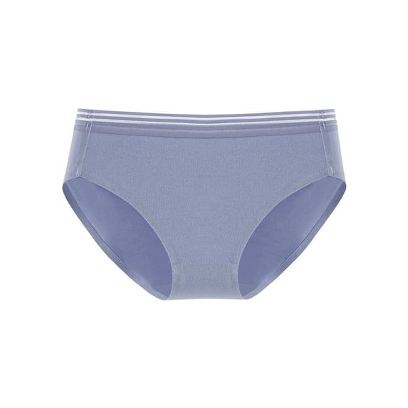 Levmjia Women's Underwear Seamless Breathable Lace Silk Panties Mid Rise One-Piece Comfortable Invisible No Show Briefs For Daily Wear