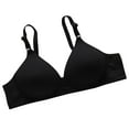 thumbnail image 1 of Levmjia Womens Bra Wireless Comfort Cotton Non Padded Seamless Bralette Sleep Lounge Adjustable Straps Multi Colors 32-40B/C/D, 1 of 4