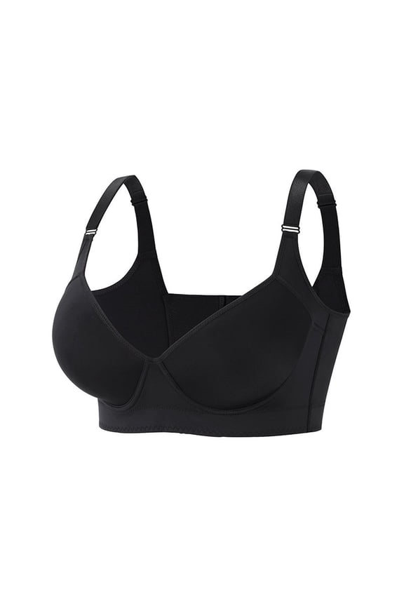 Womens Bras Leopard Print Front Closure No Underwire Comfortable Wireless Bralette for Sleep Lounge Plus Size 36-48 C/D/DD Multi Colors