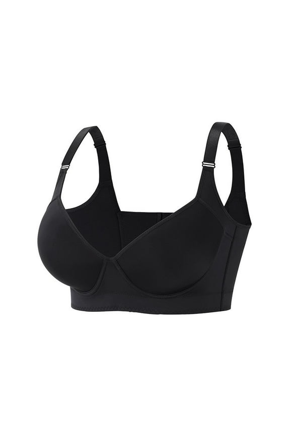 Womens Bras Leopard Print Front Closure No Underwire Comfortable Wireless Bralette for Sleep Lounge Plus Size 36-48 C/D/DD Multi Colors