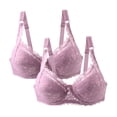 thumbnail image 1 of Levmjia Womens Bras Push Up Lace Sports Seamless Comfortable Breathable Non Padded Wirefree Bralette for Everyday Wear Multi Color Options S-5XL, 1 of 8