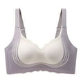 thumbnail image 1 of Levmjia Womens Bras Seamless Comfort No Wire Push Up Everyday T Shirt Nylon Soft Support Wireless Lightweight 34B 36B 38B 40B 42B 44B Multi Color Pack, 1 of 3