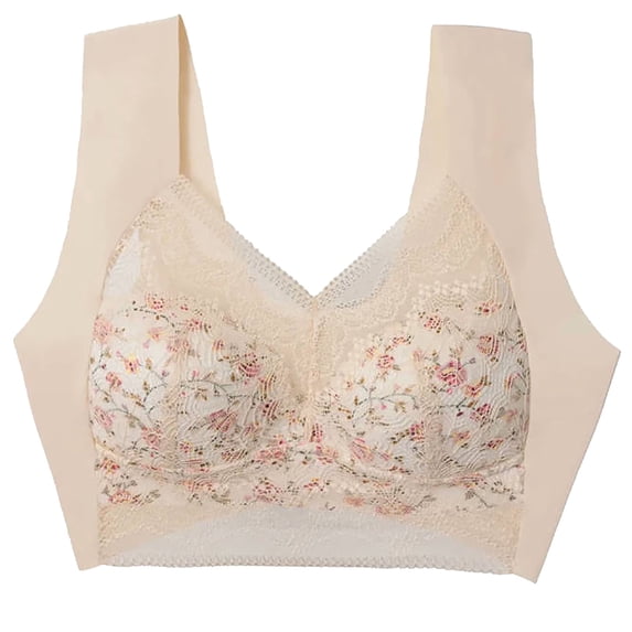 Levmjia Womens Bras Lingerie Lace Bralette Wireless Comfortable Sleepwear Plus Size S-XXXL Multi Color Options Soft Stretchy Breathable for Everyday Wear Nightwear