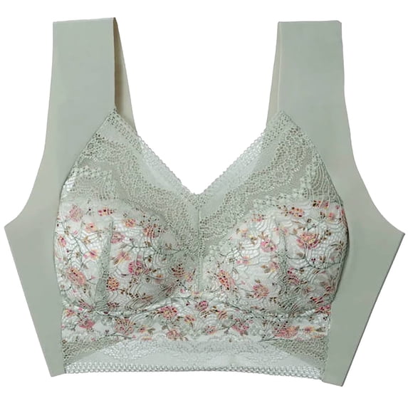 Levmjia Womens Bras Lingerie Lace Bralette Wireless Comfortable Sleepwear Plus Size S-XXXL Multi Color Options Soft Stretchy Breathable for Everyday Wear Nightwear