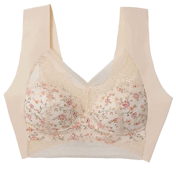 Levmjia Womens Bras Lingerie Lace Bralette Wireless Comfortable Sleepwear Plus Size S-XXXL Multi Color Options Soft Stretchy Breathable for Everyday Wear Nightwear